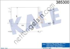 KALE 385300 KLIMA RADYATORU ASTRA J INSIGNIA ZAFIRA C CRUZE 1.4 / 1.6 / 1.7 / 2.0  OPEL BİNEK KLİMA RADYATÖRÜ