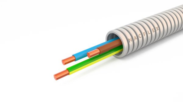 3x2.5 H07V-U  + 16mm Ø SPİRAL BORULU KABLO  (100M)