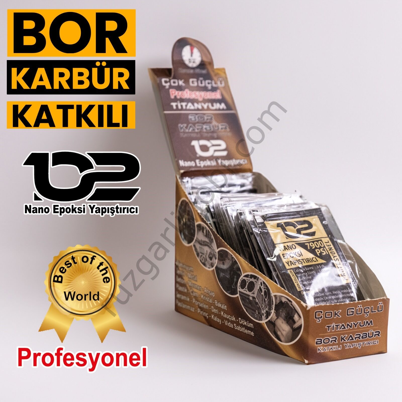 NANO EPOKSİ YAPIŞTIRICI 7900 PSİ BOR KARBÜR 3 ML