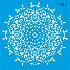 Stencıl Mandala Desen - 1117