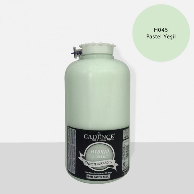 H-045 Pastel Yeşil Hybrid Akrilik Multisurfaces 2000 ml