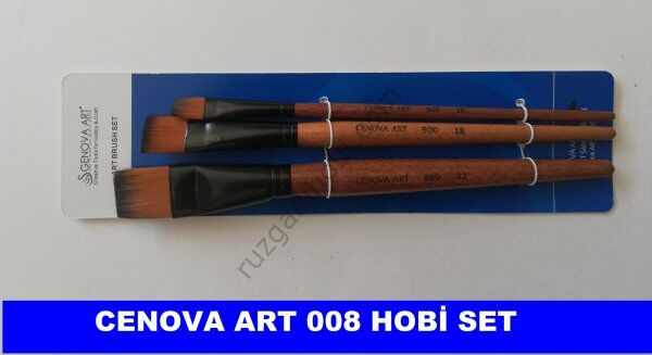 FIRÇA SETİ 3 LÜ DÜZ KESİK FRC-SET-008