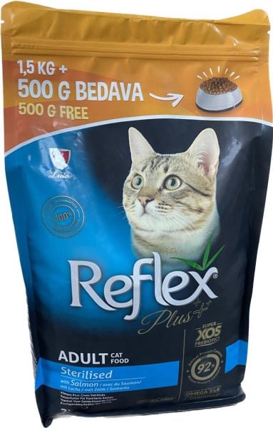 REF.PLUS KEDİ MAM STERİL-SOMON 1,5KG+500GR..(674)