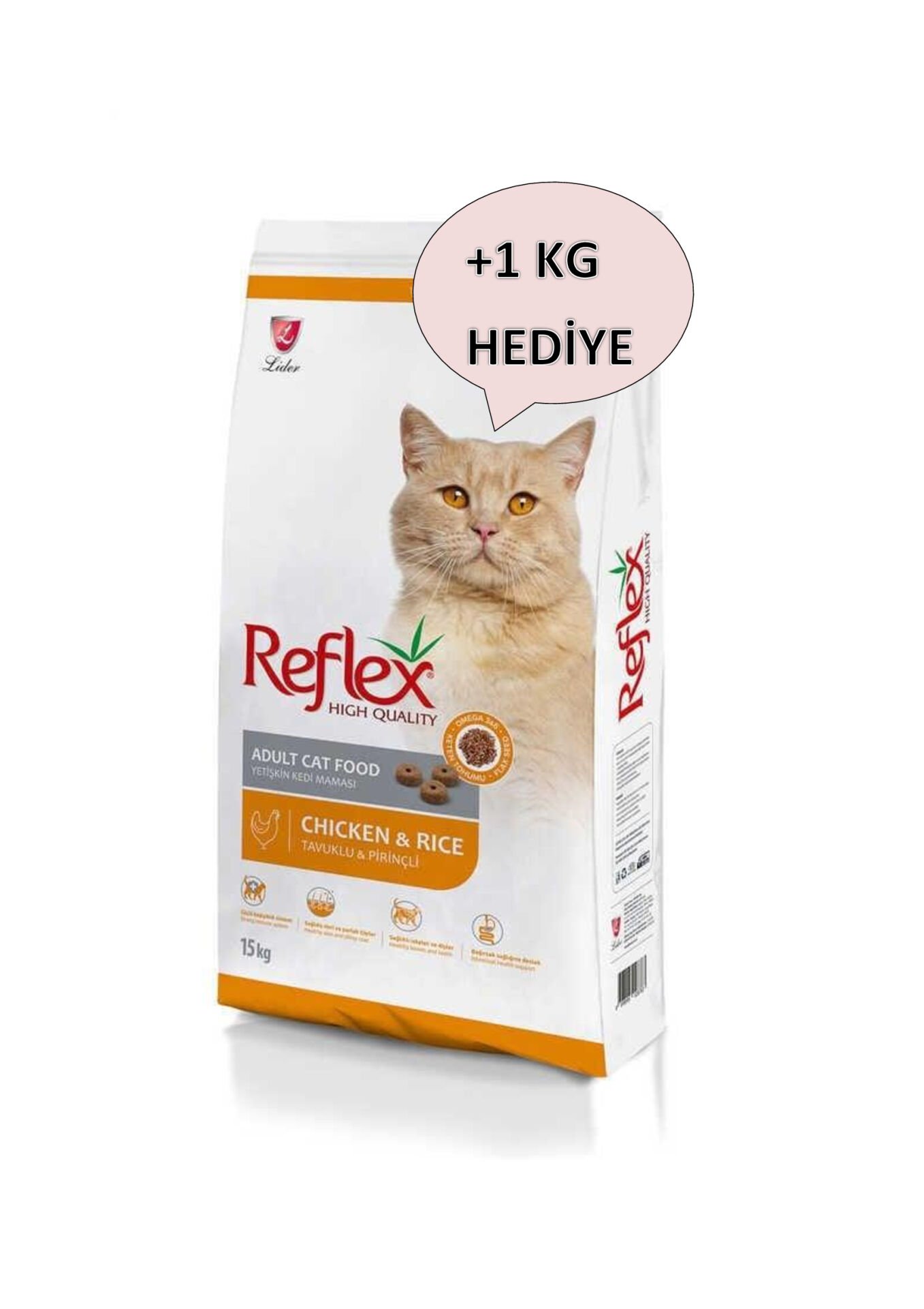 REF KEDİ MAM TAVUKLU 15+1 KG