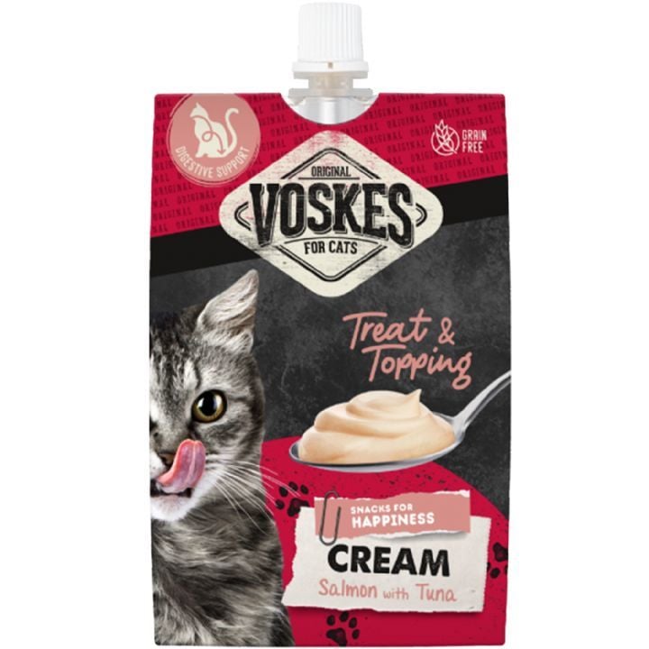 VOSKES CREAM KEDİ ÖDÜL SOMON-TON 90GR*15..(623)