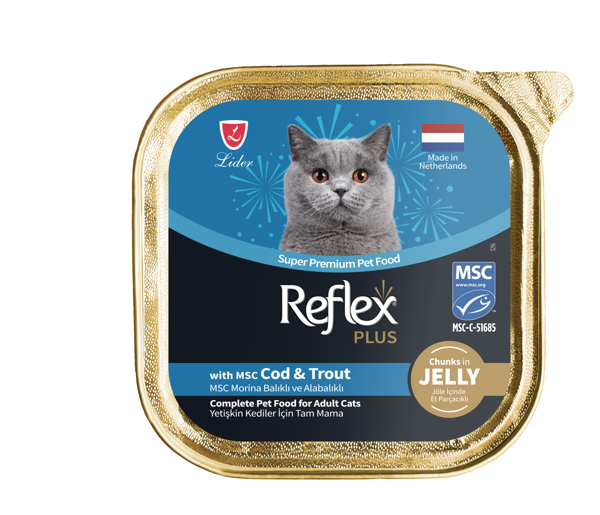 REF.PLUS KEDİ ALM MORİNA-ALABALIK 85GR*16.(803)