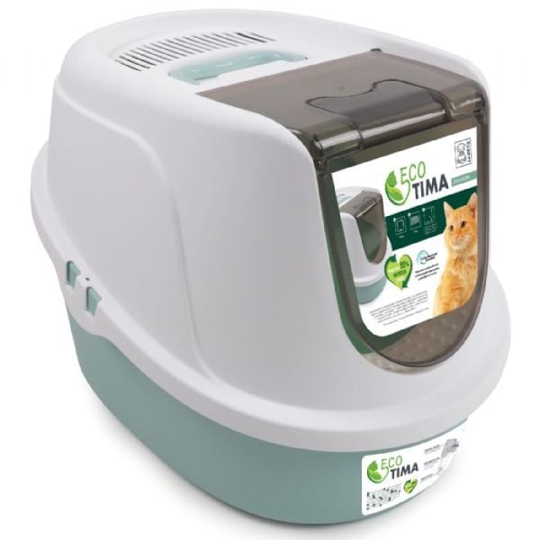 M-PETS ECO TİMA KEDİ TUVALETİ SEA GREEN.(M)..(848)