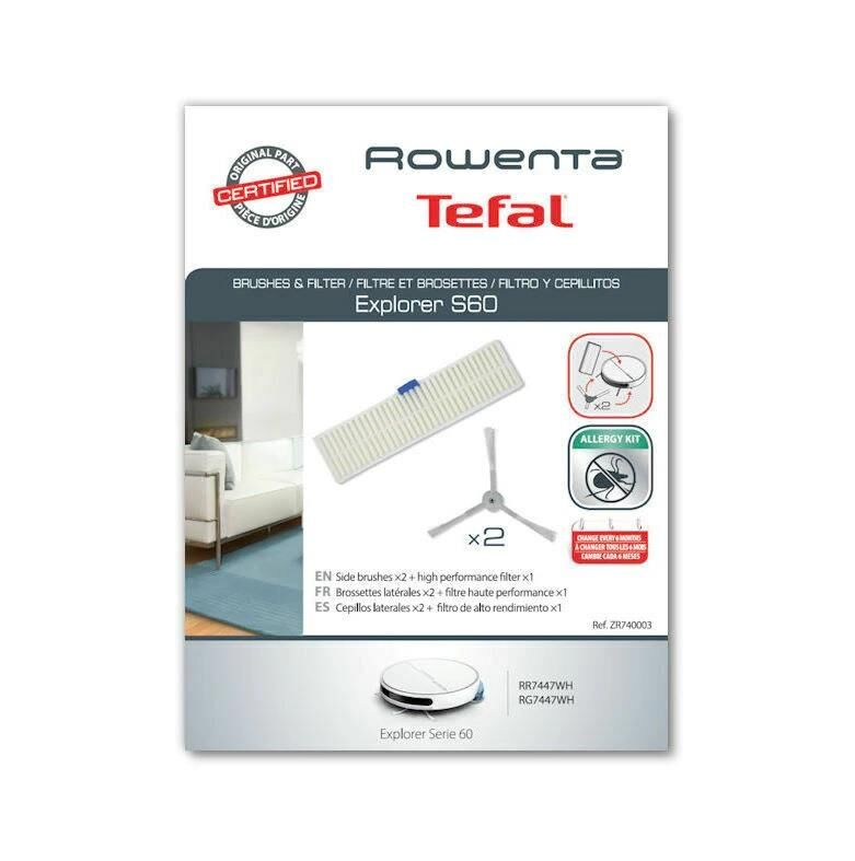 Tefal X-Plorer Serie S60 Robot Süpürge Allergy Kit Filtre ve Fırça Seti