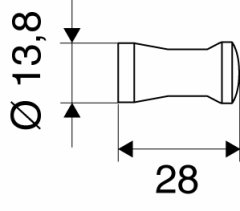 Rondo 2 Küçük Askı Krom 507500100