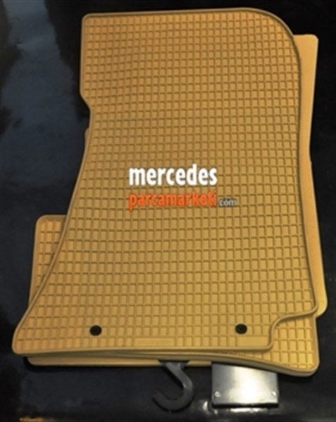 Mercedes E Serisi W212 E Serisi Sarı Yarım Havuzlu Kauçuk Paspas