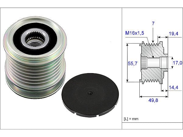 Mercedes W211 E200 W203 C180 271 Motor Şarj Dinamo Kasnağı