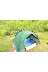 SHUFA 2-4 Kişilik Otomatik Çift Katman Çift Kapılı Kamp Outdoor Plaj Piknik Çadırı 200*150*125CM