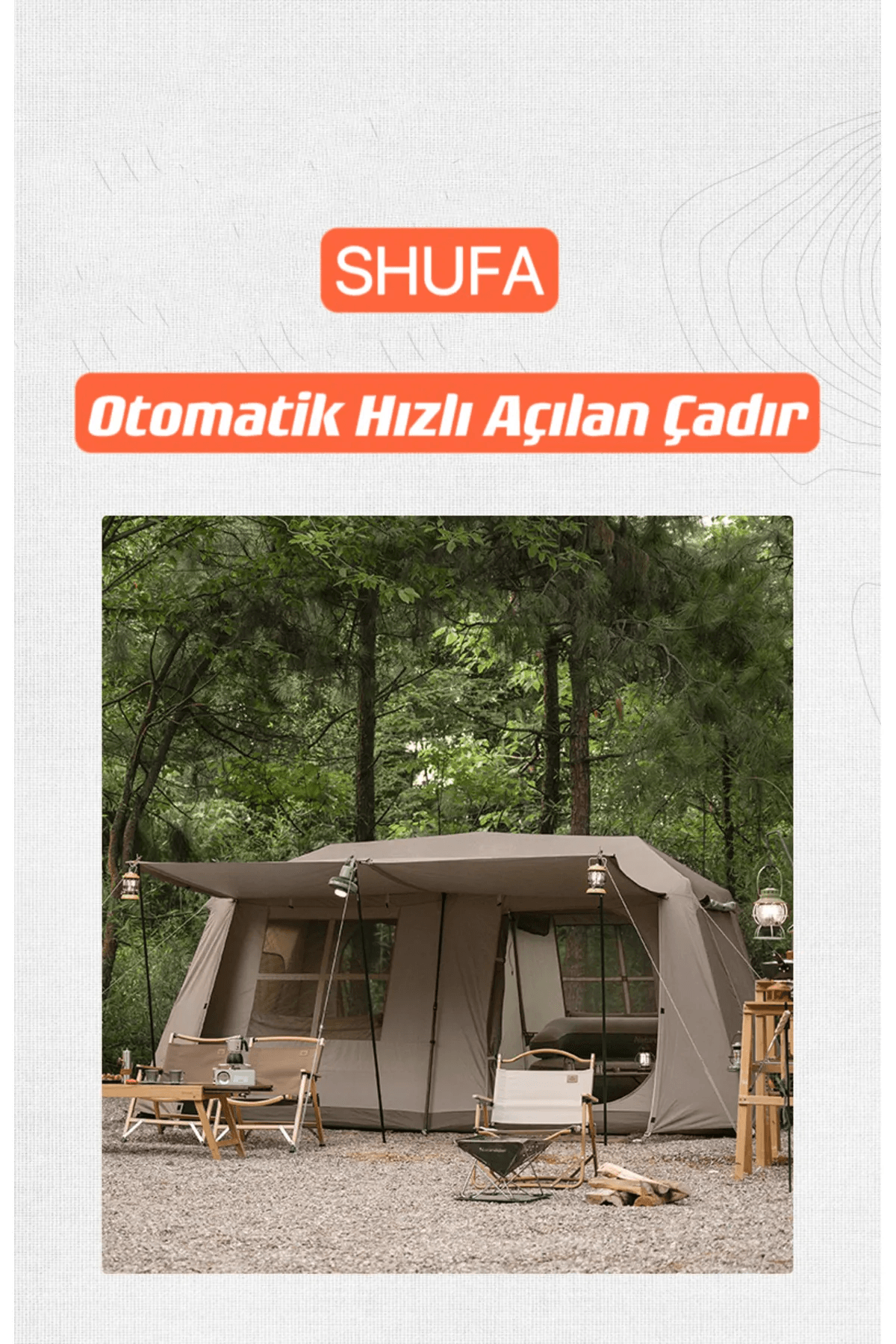 SHUFA OTOMATIK HIZLI AÇILAN ÇADIR 320*220*170 CM SFK8679120681383