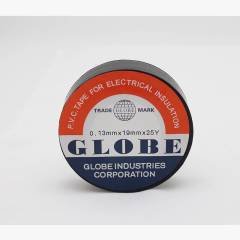 Globe 0.13x19x25 Yrds No.210 Siyah izole Bant 10 Adet Fiyatıdır.