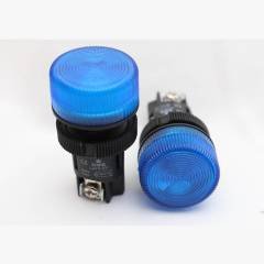 Tianyi Lay5-EV166 22 mm 220V Mavi Neon Sinyal Lambası