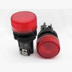 Tianyi Lay5-EV164 22 mm 24V Kırmızı Neon Sinyal Lambası