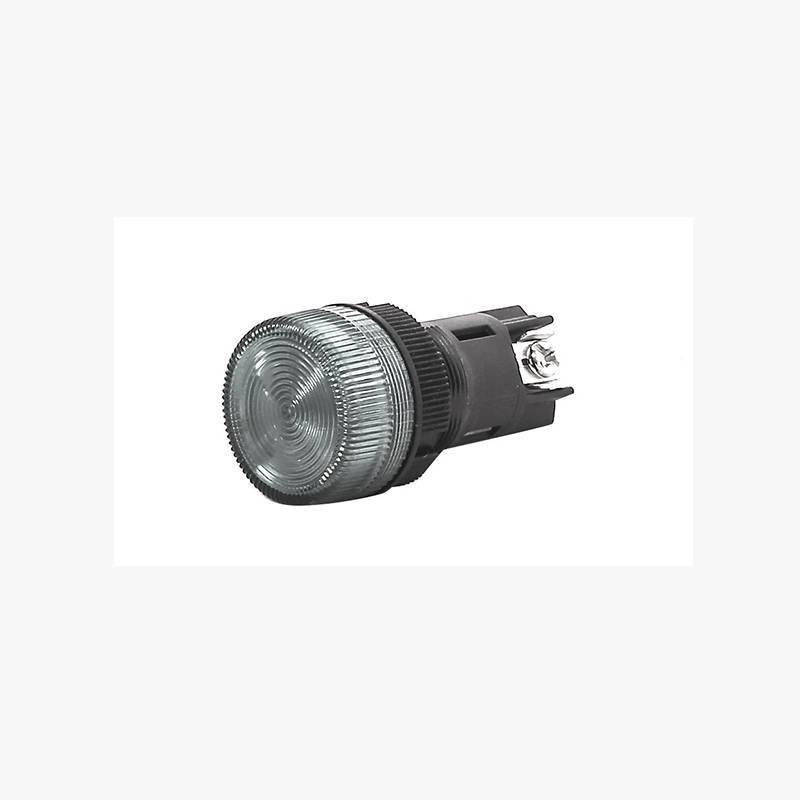Tianyi Lay5-EV161 22 mm 24V Beyaz Neon Sinyal Lambası