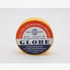 Globe 0.13x19x10 Yrds No.210 Sarı izole Bant 10 Adet Fiyatıdır.