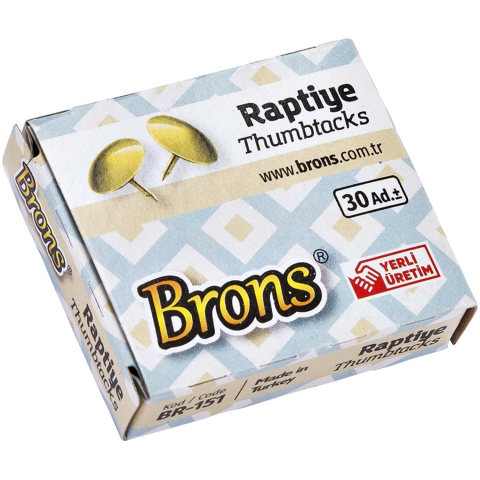 Brons 30'Lu 1 Paket Raptiye Br-151