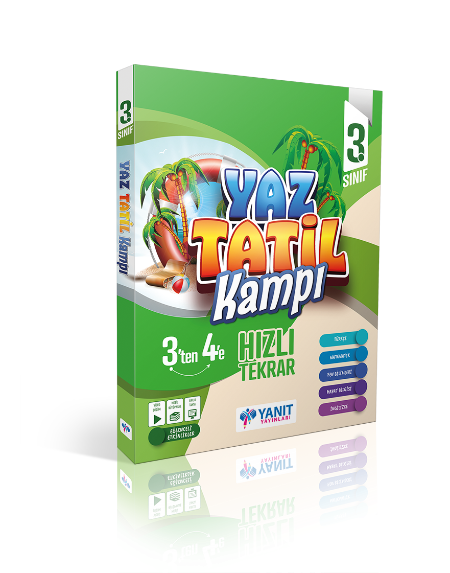 Yanıt 3.Sınıf Yaz Tatil Kamp Kitabı – 3’ ten 4’ e Hızlı Tekrar