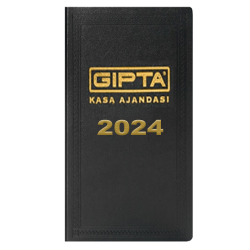 Gıpta 118-TCK 17X33 2023 Kasa Ajandası -2024-