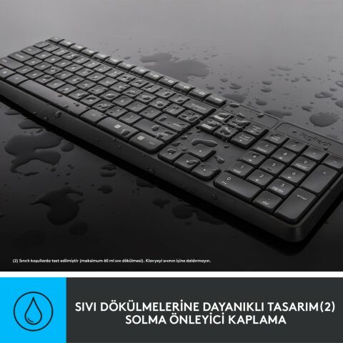 Logitech MK235 USB Kablosuz Türkçe Klavye Mouse Seti