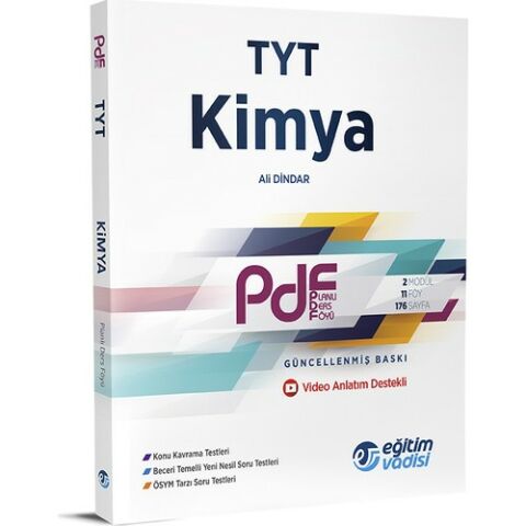 Eğitim Vadisi Yayınları TYT PDF Kimya Video Anlatım Destekli