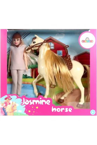 Galtoys Oyuncak Jasmine Horse Bebekli Kahve GLT-E301-C