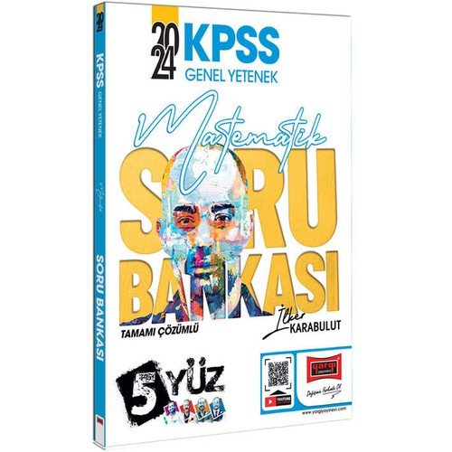 Yargı Yayınları 2024 KPSS Genel Yetenek 5Yüz Matematik Tamamı Çözümlü Soru Bankası