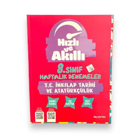 Tammat Hızlı Ve Akıllı 8. Sınıf Haftalık Deneme Tc İnkılâp Tarihi Kitap