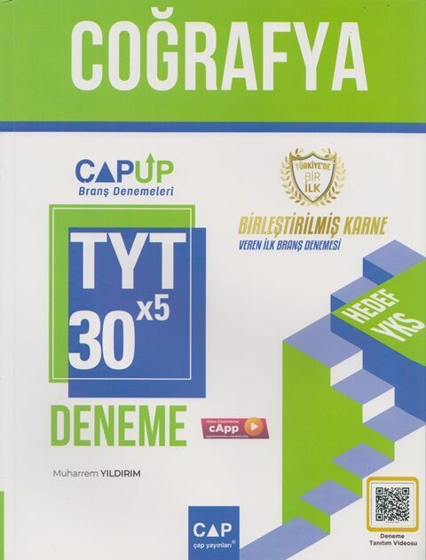 Çap Yayınları TYT Coğrafya 30 X 5 Up Deneme