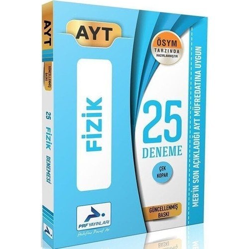 PARAF AYT FİZİK 25 DENEME