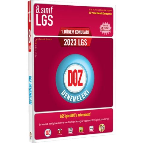 Tonguç Akademi 2023 8. Sınıf LGS 1. Dönem Doz Denemeleri