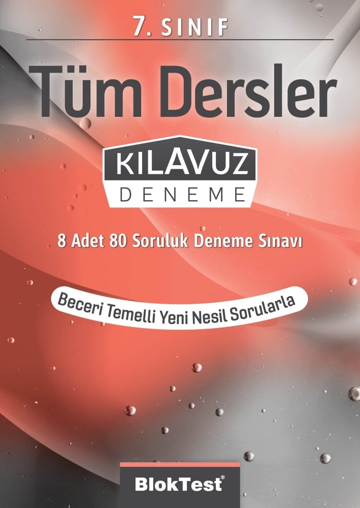 Bloktest Yayınları 7. Sınıf Tüm Dersler Kılavuz Deneme