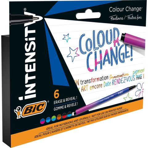 Bic Intensıty 6 Lı Renk Değiştiren Keçeli Kalem