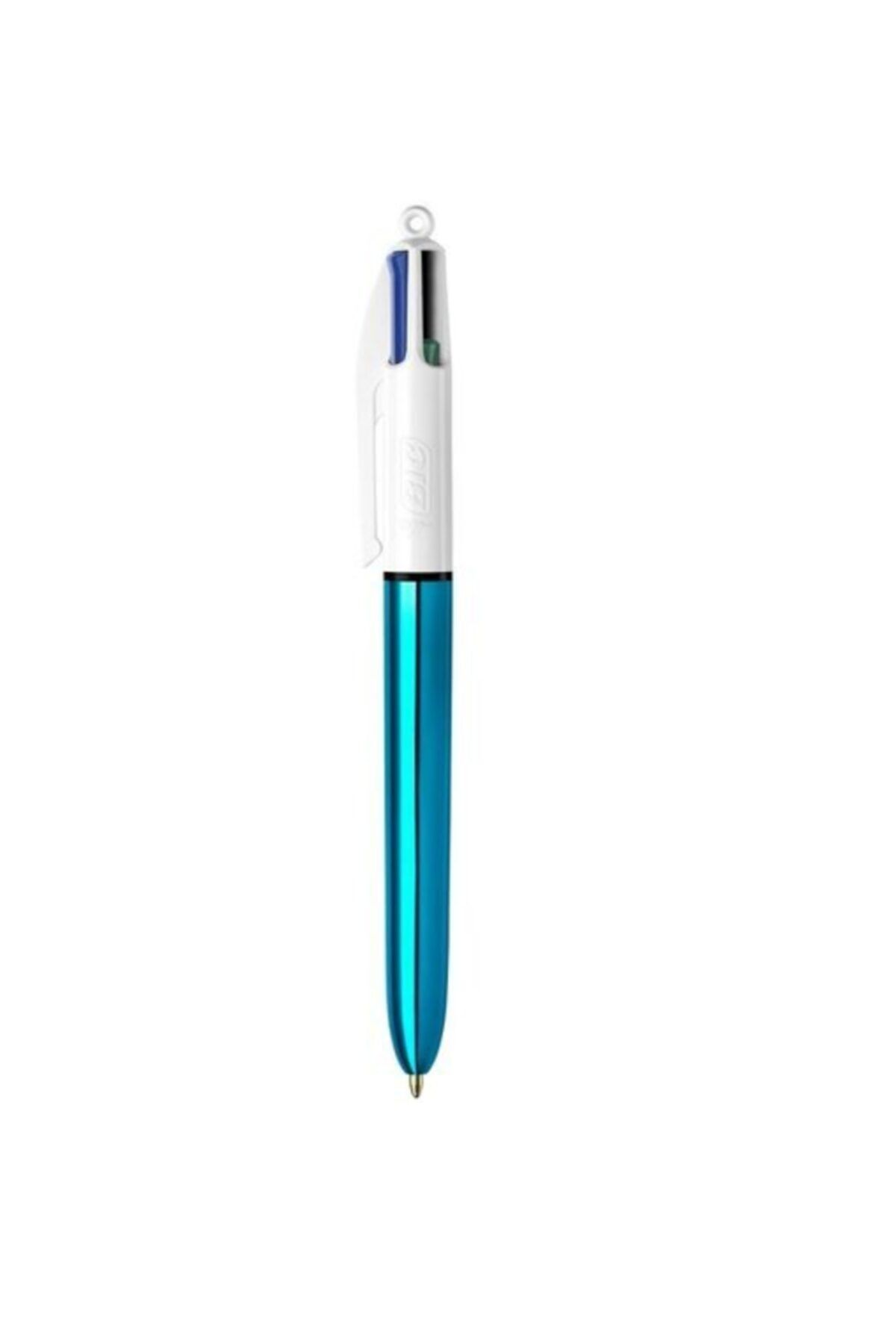 Bic Tükenmez Kalem 4 Renk Birarada Shine Mavi Gövde