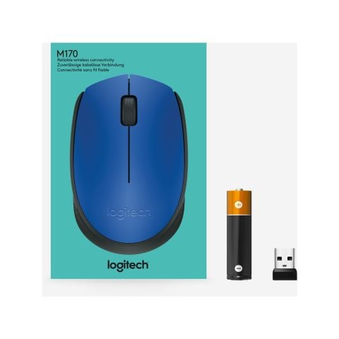 Logıtech M171 Kablosuz Mouse - Mavi