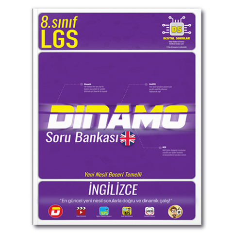 Tonguç 8. Sınıf İngilizce Dinamo Soru Bankası