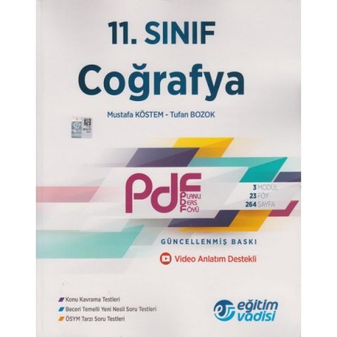 EĞİTİM VADİSİ 11.SINIF COĞRAFYA PDF