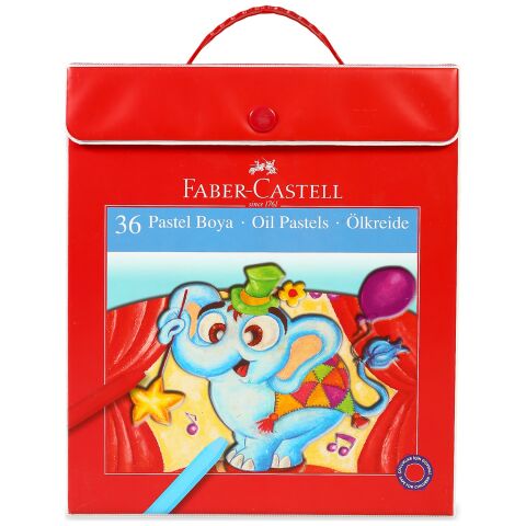 Faber Castell Pastel Boya Çantalı Tutucu Plastik 36lı