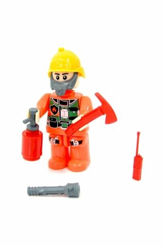 Özbayraktar Fire Fighter İtfaiye Figürü Lego Seti