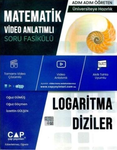 Çap Üniversite Hazırlık MATEMATİK Konu Anlatımlı Soru Bankası LOGARİTMA DİZİLER - 2024