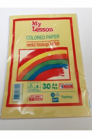 My Lesson Renkli Fotokopi Kağıdı 30adet