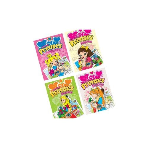 Karatay Prenses Boyama Kitabı Stickerli 16 Syf (4 kitap takım)