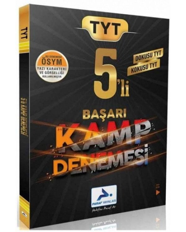 Paraf TYT 5 li Başarı Kamp Denemesi - 2021