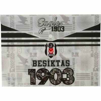 Beşiktaş Çıtçıtlı Desenli Dosya