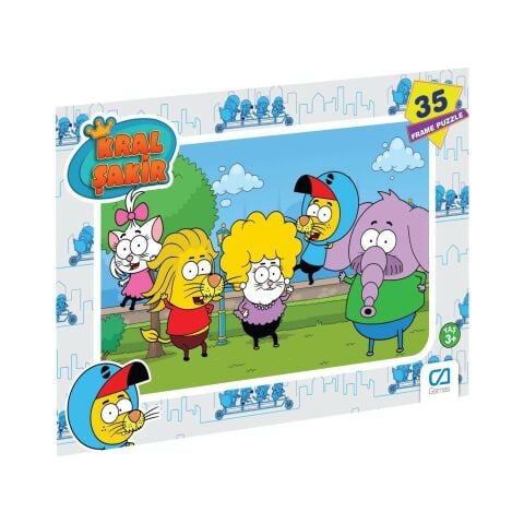 CA Games Kral Şakir 35 Parça Frame Puzzle