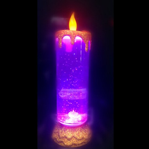 colorful candle alevsiz kar küresi beyaz renkli mum ışığı USB mum