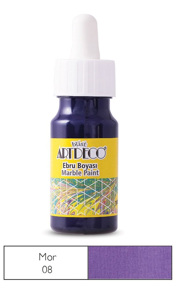 Artdeco 30 Ml Ebru Boyası 16B-08 Mor