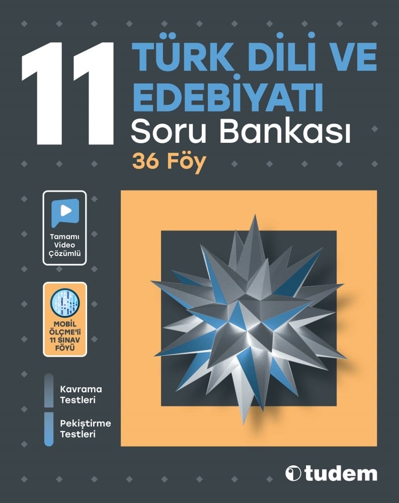 Tudem 11. sınıf Türk Dili ve Edebiyatı Soru Bankası
